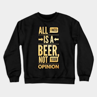 Beer lover Crewneck Sweatshirt